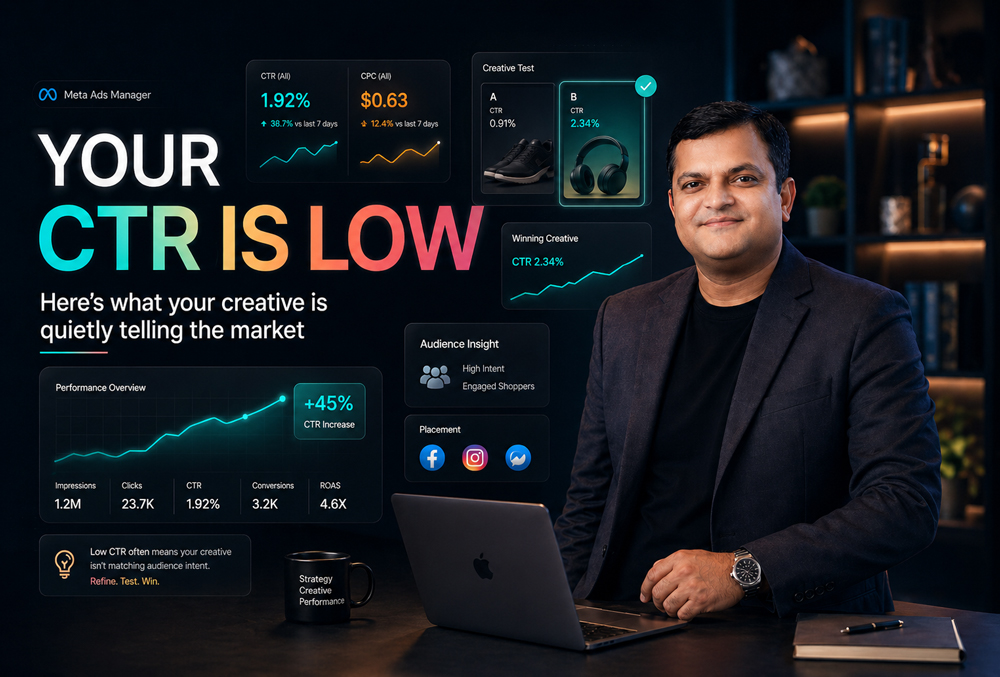 Your CTR Is Low. Here’s What Your Creative Is Quietly Telling the Market