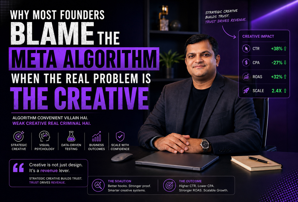 Why Most Founders Blame the Meta Algorithm When the Real Problem Is the Creative